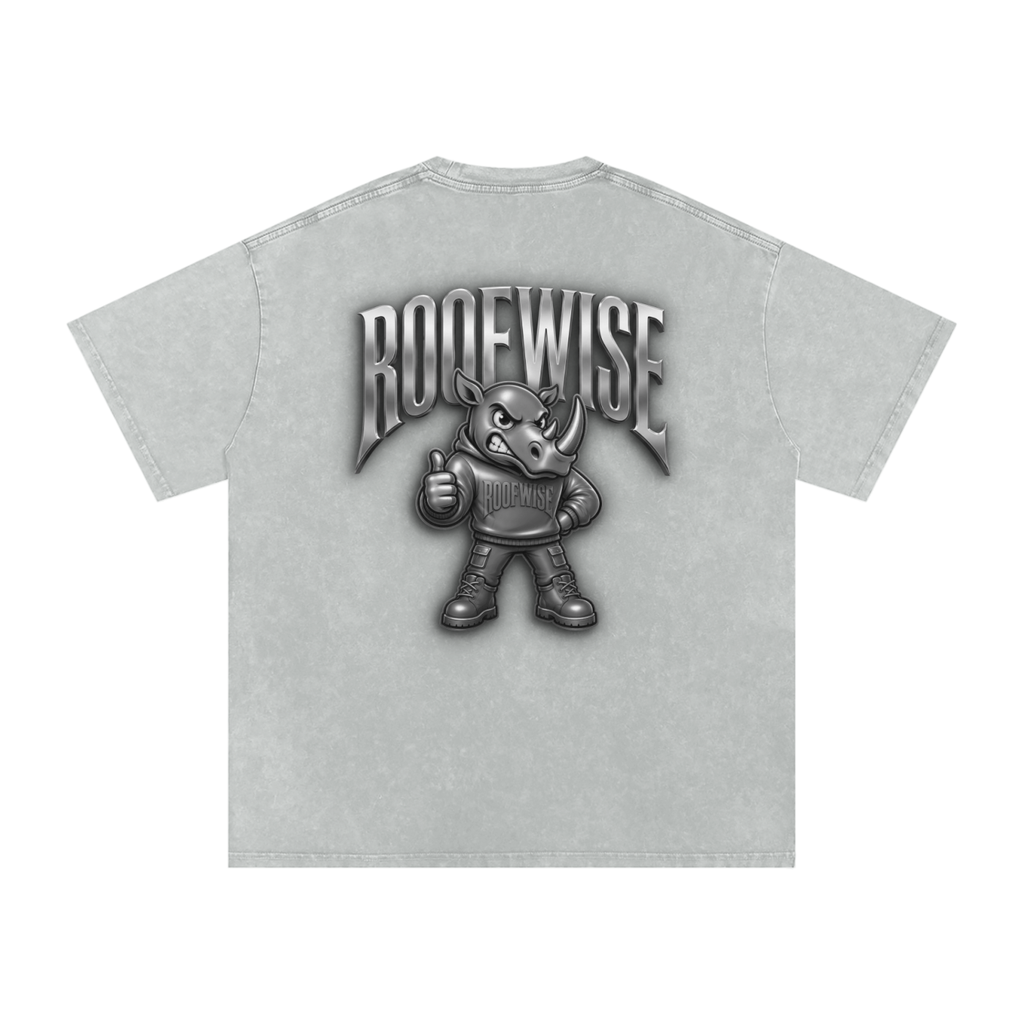 5:01 Oversized Graphic Tee | TITANIUM